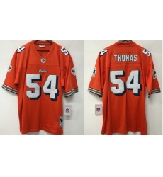 Men Zach Thomas 2004 Miami Dolphins Official NFL Mitchell Ness Jersey