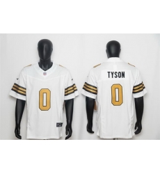 Men New Orleans Saints  0 Jordyn Tyson White F U S E  Color Rush Limited Stitched NFL Jersey