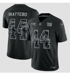 Men New York Giants  44 Cam Skattebo Black F U S E  2026 Salute to Service Limited Stitched Football Jersey