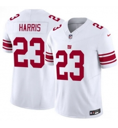 Men New York Giants Najee Harris White 2026 F U S E Vapor Untouchable Limited Stitched Jersey