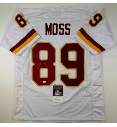 Men Redskins Santana Moss #89 White 2020 Vapor Untouchable Limited Jersey