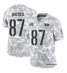 Men Washington Commanders 87 John Bates camo Vapor Limited Stitched Football Jersey
