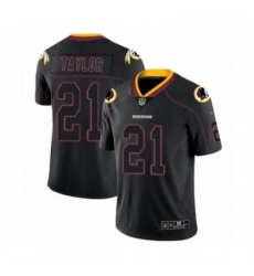 Mens Nike Washington Redskins 21 Sean Taylor Limited Lights Out Black Rush NFL Jersey