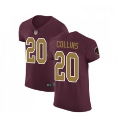 Mens Washington Redskins 20 Landon Collins Burgundy Red Alternate Vapor Untouchable Elite Player Football Jersey