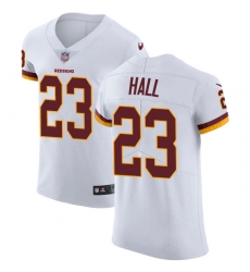 Nike Redskins #23 DeAngelo Hall White Mens Stitched NFL Vapor Untouchable Elite Jersey