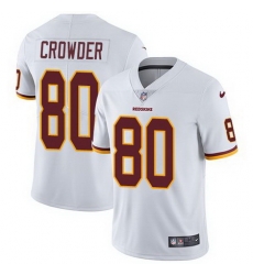 Nike Redskins 80 Jamison Crowder White Vapor Untouchable Limited Jersey