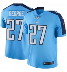 Youth Nike Tennessee Titans 27 Eddie George Limited Light Blue Rush Vapor Untouchable NFL Jersey