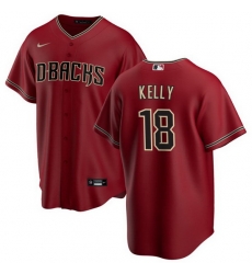 Men Arizona Diamondbacks 18 Carson Kelly Red Cool Base Stitched Baseball Jersey