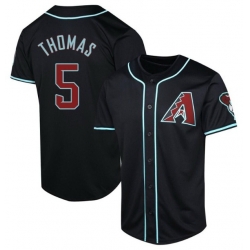 Men Arizona Diamondbacks #4 Alek Thomas 2024 Black Stitched MLB Jersey