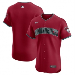 Men Arizona Diamondbacks Blank Red Flex Base Stitched Jersey