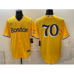 Men Boston Red Sox  70 Payton Tolle Gold City Connect Stitched Baseball Jersey