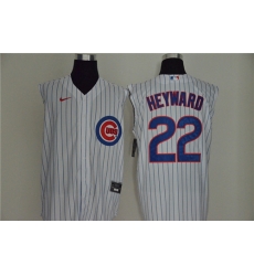 Cubs 22 Jason Heyward White Nike Cool Base Sleeveless Jersey