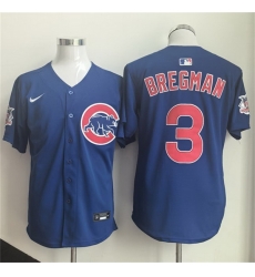 Men Chicago Cubs  3 Alex Bregman Royal 2026 Limited Stitched Baseball Jersey