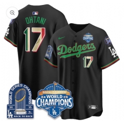 Men Los Angeles Mexico World Series Champions Jersey 9X Champions Stitched Baseball Jersey Ohtani