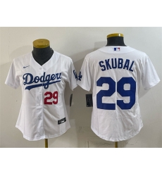 Women Los Angeles Dodgers 29 Tarik Skubal White Cool Base Stitched Baseball Jersey Run Small Women Los Angeles Dodgers 29 Tarik Skubal White Cool Base Stitched Baseball Jersey Run Small