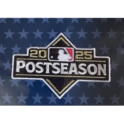Men Miami Marlins MLB 2025 Postseason Patch Biaog
