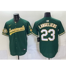 Men Oakland Athletics Shea Langeliers 2026 Green Alternate Sacramento Celebrating 125 Years Vapor Limited Stitched Baseball Jersey Men Oakland Athletics Shea Langeliers 2026 Green Alternate Sacramento Celebrating 125 Years Vapor Limited Stitched Baseball Jersey