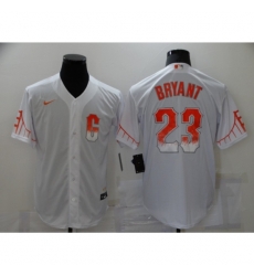 Men's San Francisco Giants #23 Kobe Bryant White 2021 City Connect Replica Player Jersey