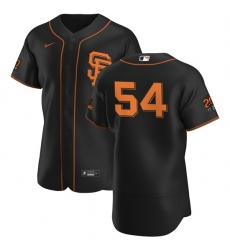 San Francisco Giants 54 Reyes Moronta Men Nike Black Alternate 2020 Authentic 20 at 24 Patch Player MLB Jersey