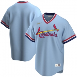 Men St  Louis St.Louis Cardinals Nike Road Cooperstown Collection Team MLB Jersey Light Blue