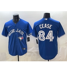 Men Toronto Blue Jays 84 Dylan Cease Blue 2025 Cool Base Stitched Baseball Jersey Men Toronto Blue Jays 84 Dylan Cease Blue 2025 Cool Base Stitched Baseball Jersey