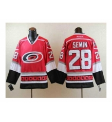 NHL Jerseys Carolina Hurricanes #28 Semin red