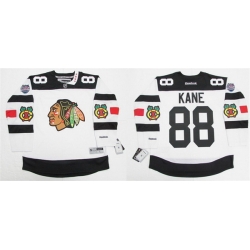 Men Chicago Blackhawks 88 Patrick Kane White 2016 Stitched Hockey Jersey