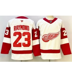 Men Detroit Red Wings 23 Lucas Raymond White 2024 25 Stitched Jersey Men Detroit Red Wings 23 Lucas Raymond White 2024 25 Stitched Jersey