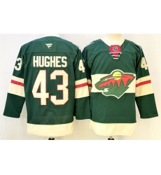 Men Minnesota Wild 43 Hunter Haight Green 2024 25 Home Stitched Hockey Jersey Men Minnesota Wild 43 Hunter Haight Green 2024 25 Home Stitched Hockey Jersey