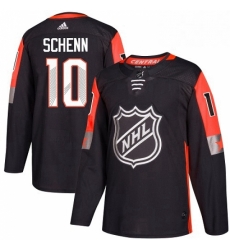 Mens Adidas St Louis Blues 10 Brayden Schenn Authentic Black 2018 All Star Central Division NHL Jersey 