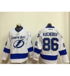 nhl jerseys tampa bay lightning #86 kucherov white