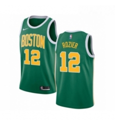 Womens Nike Boston Celtics 12 Terry Rozier Green Swingman Jersey Earned Edition 