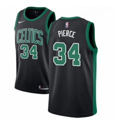 Youth Adidas Boston Celtics 34 Paul Pierce Authentic Black NBA Jersey Statement Edition 