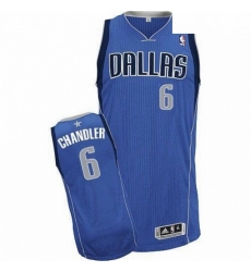 Mavericks 6 Tyson Chandler Sky Blue Revolution 30 Stitched NBA Jersey