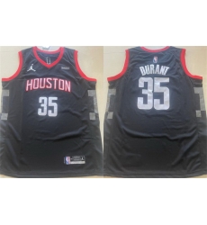 Men Houston Rockets 35 Kevin Durant Black Statement Edition Stitched Jersey Men Houston Rockets 35 Kevin Durant Black Statement Edition Stitched Jersey