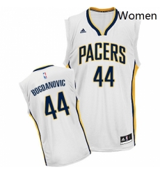 Womens Adidas Indiana Pacers 44 Bojan Bogdanovic Swingman White Home NBA Jersey 