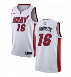 Womens Nike Miami Heat 16 James Johnson Swingman NBA Jersey Association Edition