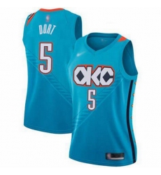 Men Nike Thunders 5 Luguentz Dort Teal Jersey