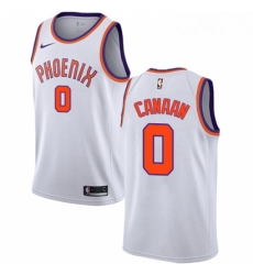 Womens Nike Phoenix Suns 0 Isaiah Canaan Swingman White NBA Jersey Association Edition 