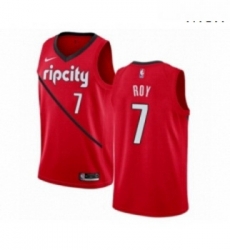 Mens Nike Portland Trail Blazers 7 Brandon Roy Red Swingman Jersey Earned Edition