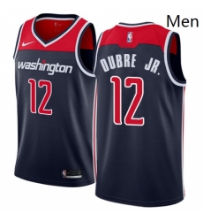 Mens Nike Washington Wizards 12 Kelly Oubre Jr Authentic Navy Blue NBA Jersey Statement Edition