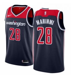 Mens Nike Washington Wizards 28 Ian Mahinmi Authentic Navy Blue NBA Jersey Statement Edition 