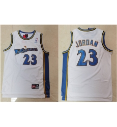 Wizards 23 Michael Jordan White Nike Swingman Jersey