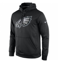 NFL Mens Philadelphia Eagles Nike Black Practice Performance Pullover Hoodie