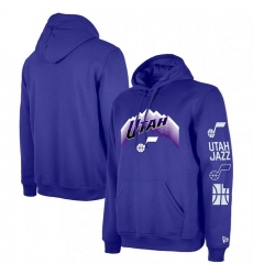 Men Utah Jazz Purple 2023 24 City Edition Pullover Hoodie