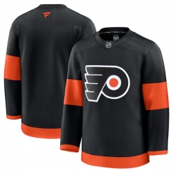 Men Philadelphia Flyers Blank Black 2024 25 Alternate Stitched Hockey Jersey