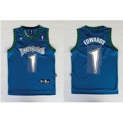 Men Minnesota Timberwolves Anthony Edwards #1 Adidas Swingman Jersey