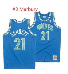 NBA Minnisota 3 Marbury throbwakc jersey