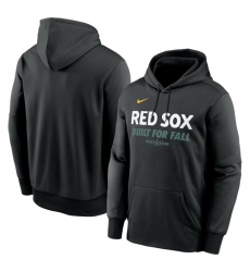 Men Boston Red Sox Black 2025 Postseason Collection Therma Fleece Hoodie