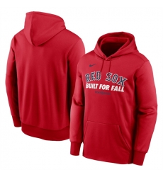 Men Boston Red Sox Red 2025 Postseason Collection Therma Fleece Hoodie